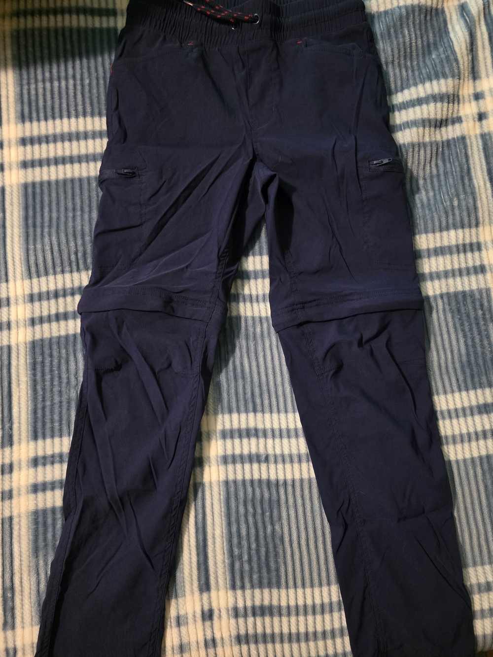 Eddie Bauer Kids Elastic Waist Zip Off Pants